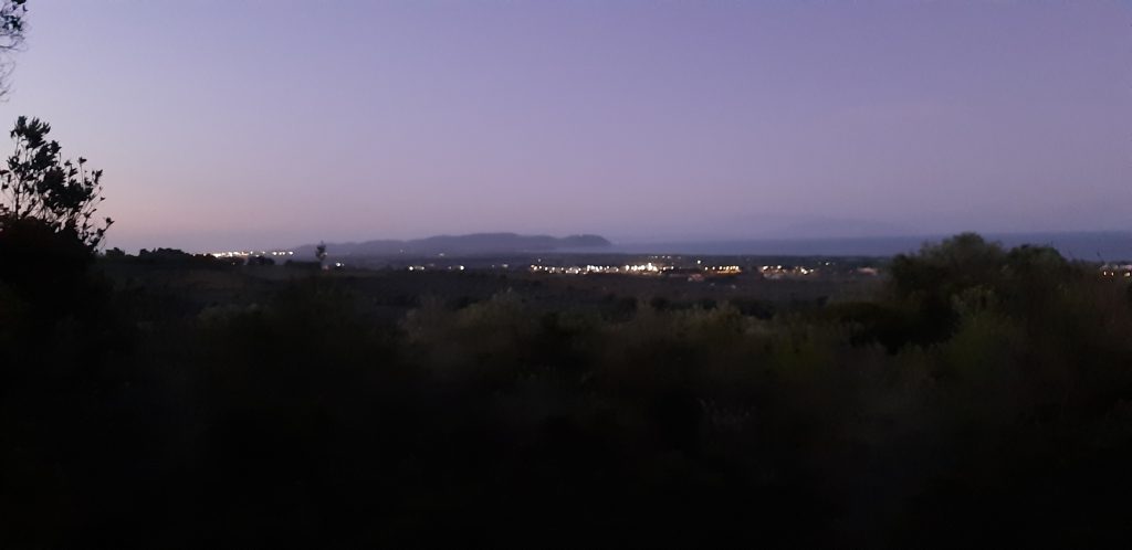 Panorama verso Baratti e Populonia