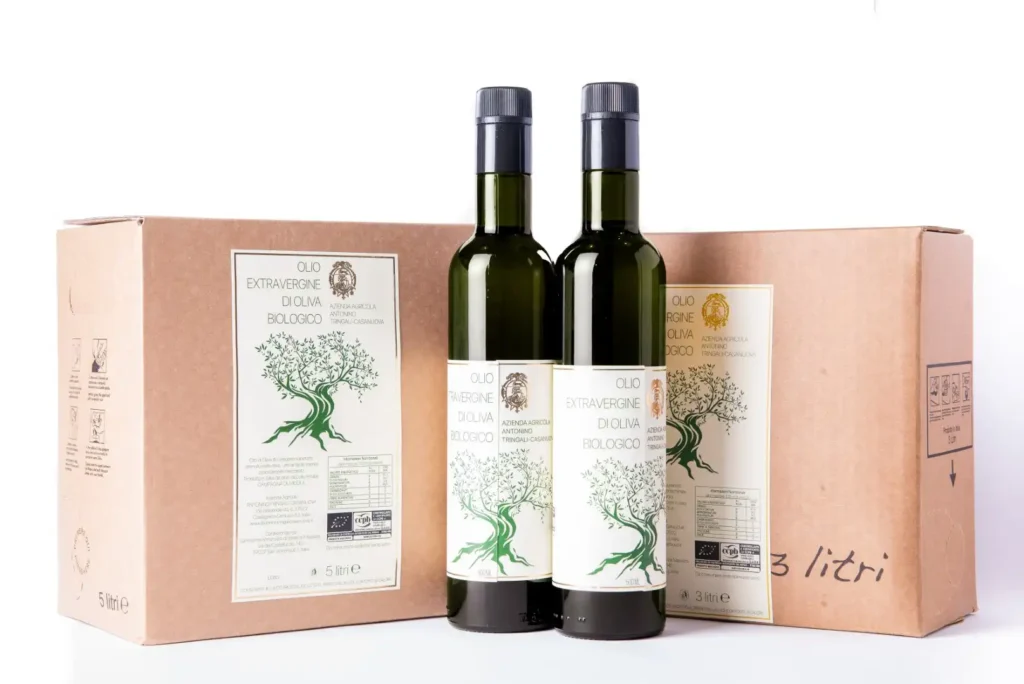 Olio extra vergine d'oliva (e.v.o.) biologico